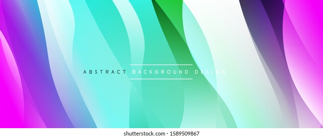 Dynamic trendy simple fluid color gradient abstract background with line effects. Vector Illustration For Wallpaper, Banner, Background, Card, Book Illustration, landing page