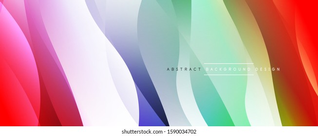 Dynamic trendy simple fluid color gradient abstract background with line effects. Vector Illustration For Wallpaper, Banner, Background, Card, Book Illustration, landing page