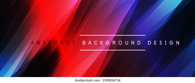 Dynamischer, einfacher Farbverlauf-Abstrakter Hintergrund mit Linieneffekten. Vektorgrafik für Bildschirmhintergründe, Banner, Hintergrund, Karte, Buchillustration, Landing-Page