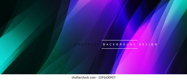 Fondo abstracto del degradado de color de fluido simple y dinámico con efectos de línea. Ilustración vectorial para fondo de escritorio, pancarta, fondo, tarjeta, ilustración del libro, página de inicio