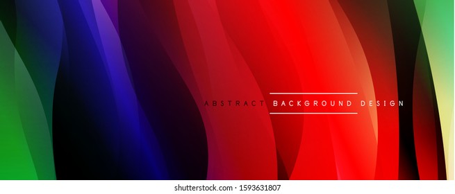 Dynamic trendy simple fluid color gradient abstract background with line effects. Vector Illustration For Wallpaper, Banner, Background, Card, Book Illustration, landing page