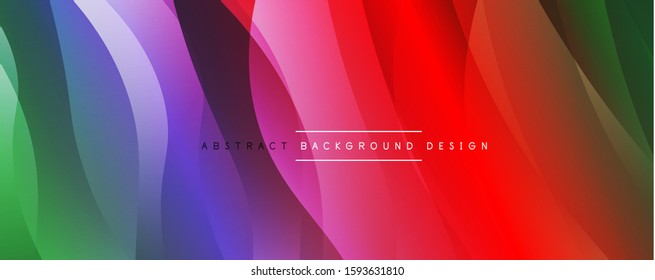 Dynamic trendy simple fluid color gradient abstract background with line effects. Vector Illustration For Wallpaper, Banner, Background, Card, Book Illustration, landing page