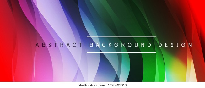 Dynamic trendy simple fluid color gradient abstract background with line effects. Vector Illustration For Wallpaper, Banner, Background, Card, Book Illustration, landing page