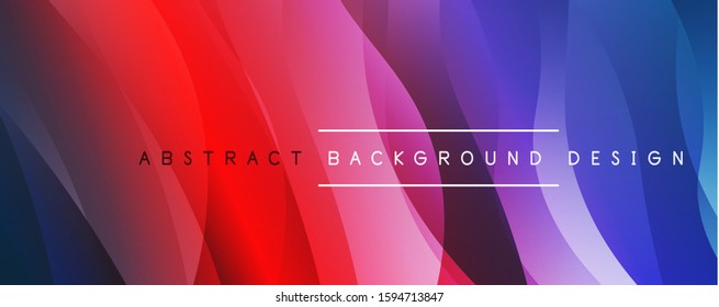 Dynamic trendy simple fluid color gradient abstract background with line effects. Vector Illustration For Wallpaper, Banner, Background, Card, Book Illustration, landing page