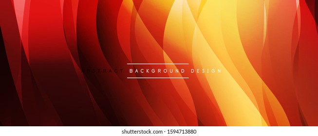 Dynamic trendy simple fluid color gradient abstract background with line effects. Vector Illustration For Wallpaper, Banner, Background, Card, Book Illustration, landing page