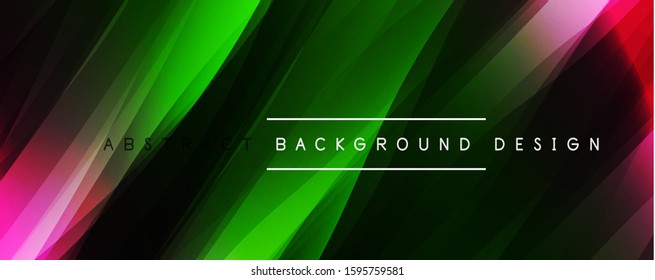 Dynamic trendy simple fluid color gradient abstract background with line effects. Vector Illustration For Wallpaper, Banner, Background, Card, Book Illustration, landing page