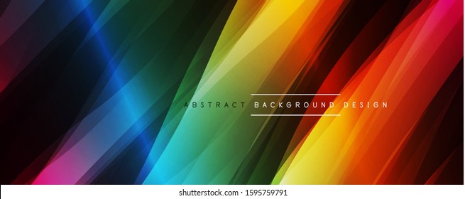 Fondo abstracto del degradado de color de fluido simple y dinámico con efectos de línea. Ilustración vectorial para fondo de escritorio, pancarta, fondo, tarjeta, ilustración del libro, página de inicio
