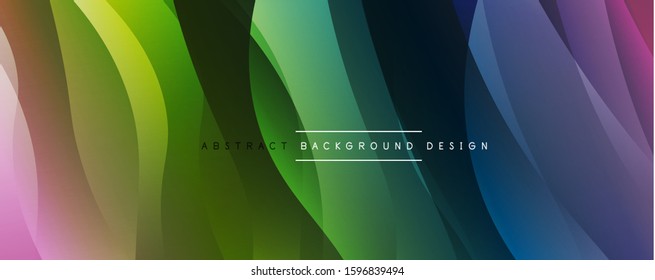 Dynamic trendy simple fluid color gradient abstract background with line effects. Vector Illustration For Wallpaper, Banner, Background, Card, Book Illustration, landing page