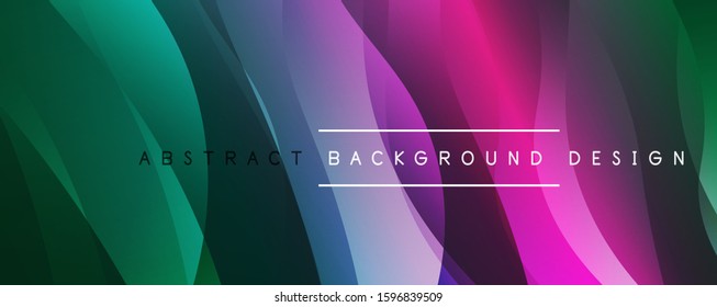 Dynamic trendy simple fluid color gradient abstract background with line effects. Vector Illustration For Wallpaper, Banner, Background, Card, Book Illustration, landing page