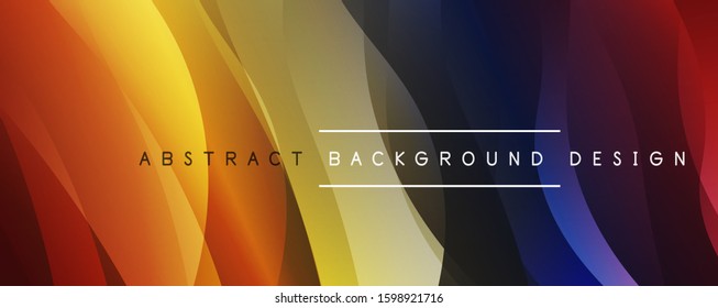 Dynamic trendy simple fluid color gradient abstract background with line effects. Vector Illustration For Wallpaper, Banner, Background, Card, Book Illustration, landing page
