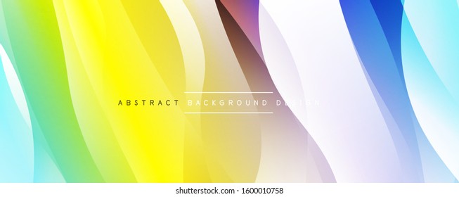 Dynamic trendy simple fluid color gradient abstract background with line effects. Vector Illustration For Wallpaper, Banner, Background, Card, Book Illustration, landing page