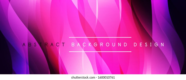 Dynamic trendy simple fluid color gradient abstract background with line effects. Vector Illustration For Wallpaper, Banner, Background, Card, Book Illustration, landing page