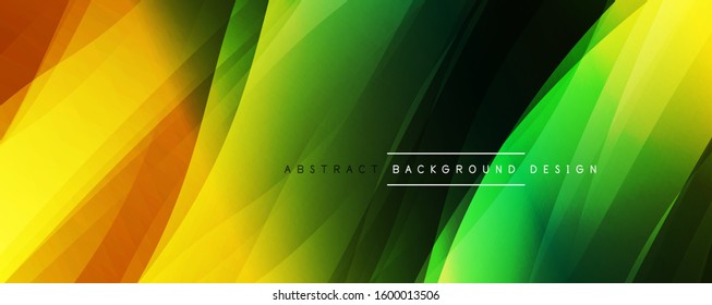 Dynamic trendy simple fluid color gradient abstract background with line effects. Vector Illustration For Wallpaper, Banner, Background, Card, Book Illustration, landing page