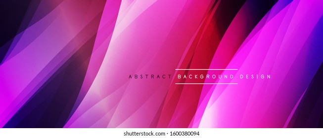 Dynamic trendy simple fluid color gradient abstract background with line effects. Vector Illustration For Wallpaper, Banner, Background, Card, Book Illustration, landing page