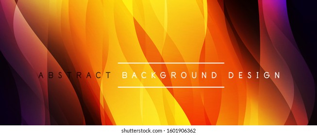 Dynamic trendy simple fluid color gradient abstract background with line effects. Vector Illustration For Wallpaper, Banner, Background, Card, Book Illustration, landing page