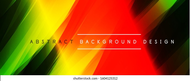 Dynamic trendy simple fluid color gradient abstract background with line effects. Vector Illustration For Wallpaper, Banner, Background, Card, Book Illustration, landing page