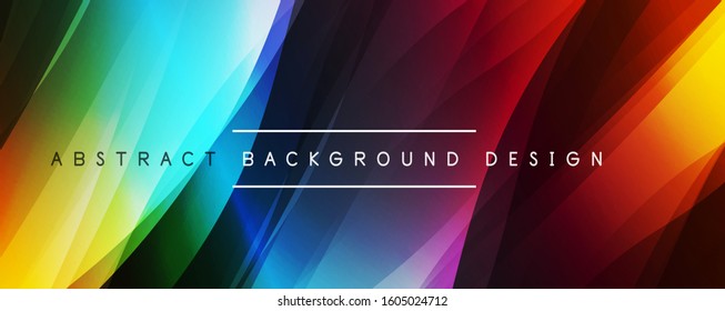 Dynamic trendy simple fluid color gradient abstract background with line effects. Vector Illustration For Wallpaper, Banner, Background, Card, Book Illustration, landing page
