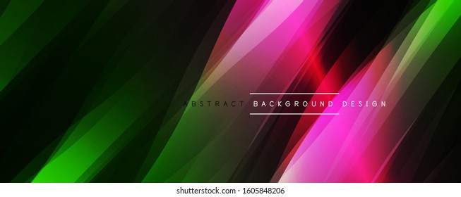 Dynamic trendy simple fluid color gradient abstract background with line effects. Vector Illustration For Wallpaper, Banner, Background, Card, Book Illustration, landing page