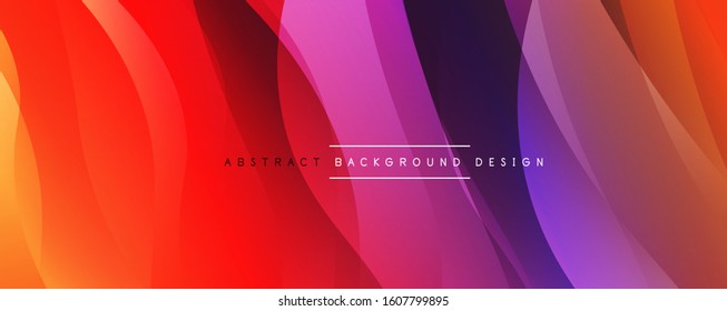 Dynamic trendy simple fluid color gradient abstract background with line effects. Vector Illustration For Wallpaper, Banner, Background, Card, Book Illustration, landing page