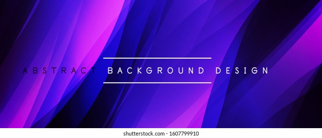 Dynamic trendy simple fluid color gradient abstract background with line effects. Vector Illustration For Wallpaper, Banner, Background, Card, Book Illustration, landing page
