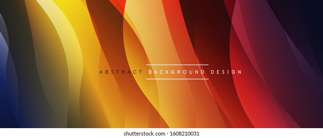 Dynamic trendy simple fluid color gradient abstract background with line effects. Vector Illustration For Wallpaper, Banner, Background, Card, Book Illustration, landing page