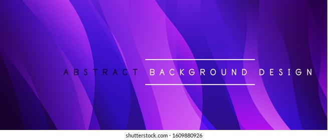 Fondo abstracto del degradado de color de fluido simple y dinámico con efectos de línea. Ilustración vectorial para fondo de escritorio, pancarta, fondo, tarjeta, ilustración del libro, página de inicio