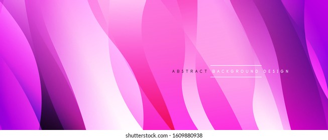 Fondo abstracto del degradado de color de fluido simple y dinámico con efectos de línea. Ilustración vectorial para fondo de escritorio, pancarta, fondo, tarjeta, ilustración del libro, página de inicio