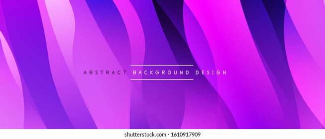 Dynamic trendy simple fluid color gradient abstract background with line effects. Vector Illustration For Wallpaper, Banner, Background, Card, Book Illustration, landing page