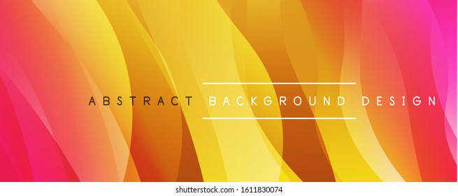 Dynamic trendy simple fluid color gradient abstract background with line effects. Vector Illustration For Wallpaper, Banner, Background, Card, Book Illustration, landing page