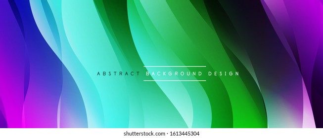 Dynamic trendy simple fluid color gradient abstract background with line effects. Vector Illustration For Wallpaper, Banner, Background, Card, Book Illustration, landing page