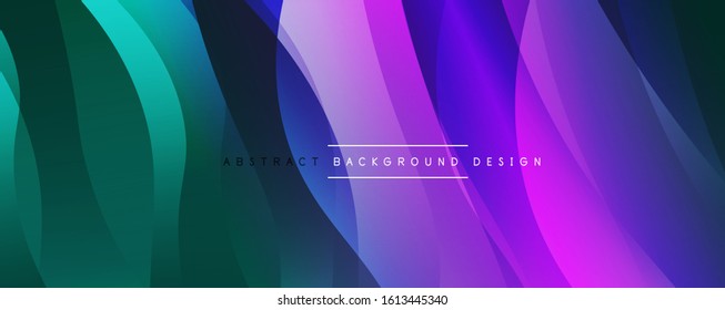 Dynamic trendy simple fluid color gradient abstract background with line effects. Vector Illustration For Wallpaper, Banner, Background, Card, Book Illustration, landing page