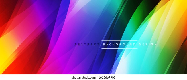 Dynamic trendy simple fluid color gradient abstract background with line effects. Vector Illustration For Wallpaper, Banner, Background, Card, Book Illustration, landing page