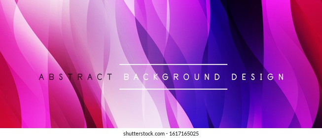 Dynamic trendy simple fluid color gradient abstract background with line effects. Vector Illustration For Wallpaper, Banner, Background, Card, Book Illustration, landing page