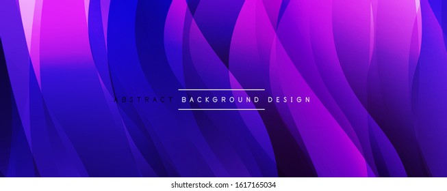 Dynamic trendy simple fluid color gradient abstract background with line effects. Vector Illustration For Wallpaper, Banner, Background, Card, Book Illustration, landing page