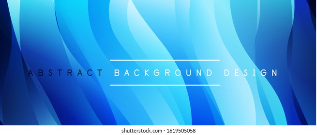 Fondo abstracto del degradado de color de fluido simple y dinámico con efectos de línea. Ilustración vectorial para fondo de escritorio, pancarta, fondo, tarjeta, ilustración del libro, página de inicio