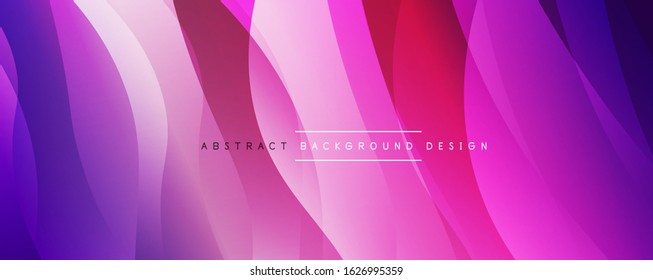 Dynamic trendy simple fluid color gradient abstract background with line effects. Vector Illustration For Wallpaper, Banner, Background, Card, Book Illustration, landing page