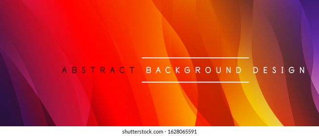 Dynamic trendy simple fluid color gradient abstract background with line effects. Vector Illustration For Wallpaper, Banner, Background, Card, Book Illustration, landing page