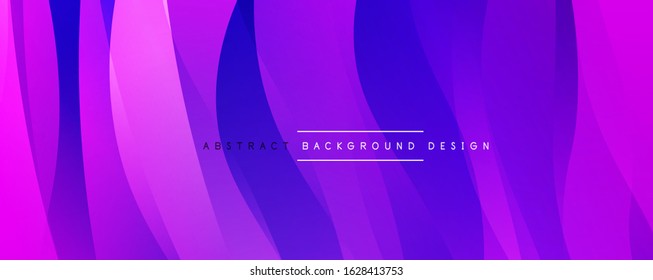 Dynamic trendy simple fluid color gradient abstract background with line effects. Vector Illustration For Wallpaper, Banner, Background, Card, Book Illustration, landing page