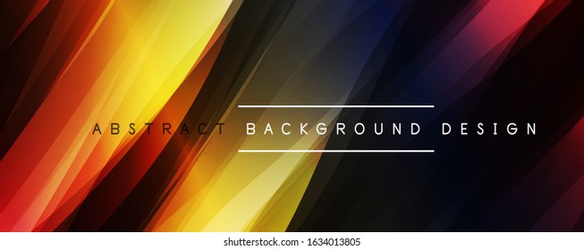 Dynamic trendy simple fluid color gradient abstract background with line effects. Vector Illustration For Wallpaper, Banner, Background, Card, Book Illustration, landing page
