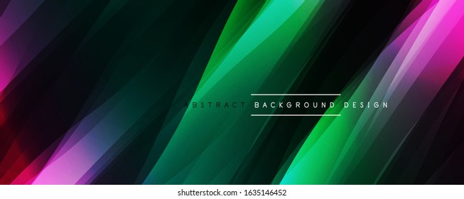 Fondo abstracto del degradado de color de fluido simple y dinámico con efectos de línea. Ilustración vectorial para fondo de escritorio, pancarta, fondo, tarjeta, ilustración del libro, página de inicio