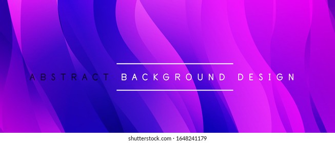 Dynamic trendy simple fluid color gradient abstract background with line effects. Vector Illustration For Wallpaper, Banner, Background, Card, Book Illustration, landing page