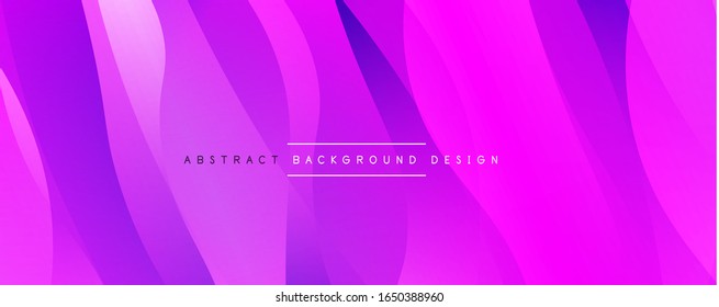 Dynamic trendy simple fluid color gradient abstract background with line effects. Vector Illustration For Wallpaper, Banner, Background, Card, Book Illustration, landing page
