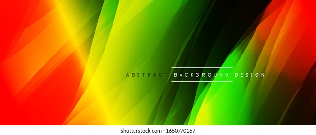 Dynamic trendy simple fluid color gradient abstract background with line effects. Vector Illustration For Wallpaper, Banner, Background, Card, Book Illustration, landing page