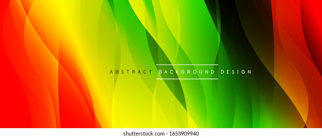 Dynamic trendy simple fluid color gradient abstract background with line effects. Vector Illustration For Wallpaper, Banner, Background, Card, Book Illustration, landing page