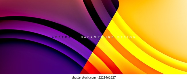 Dynamic trendy simple fluid color gradient abstract background with line effects. Vector Illustration For Wallpaper, Banner, Background, Card, Book Illustration, landing page