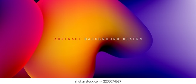 Dynamic trendy simple fluid color gradient abstract background with line effects. Vector Illustration For Wallpaper, Banner, Background, Card, Book Illustration, landing page
