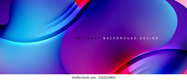 Dynamic trendy simple fluid color gradient abstract background with line effects. Vector Illustration For Wallpaper, Banner, Background, Card, Book Illustration, landing page