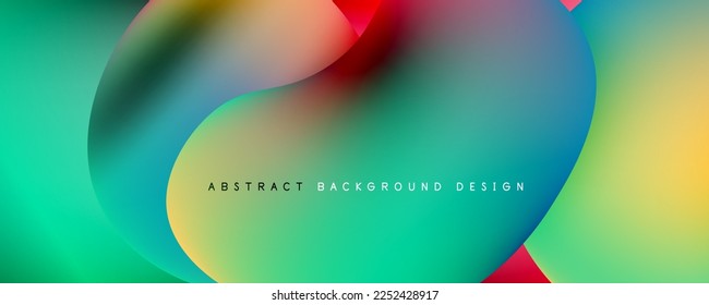 Dynamic trendy simple fluid color gradient abstract background with line effects. Vector Illustration For Wallpaper, Banner, Background, Card, Book Illustration, landing page