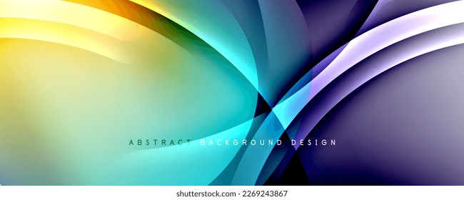 Dynamic trendy simple fluid color gradient abstract background with line effects. Vector Illustration For Wallpaper, Banner, Background, Card, Book Illustration, landing page