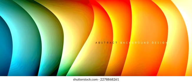 Fondo abstracto del degradado de color de fluido simple y dinámico con efectos de línea. Ilustración vectorial para fondo de escritorio, pancarta, fondo, tarjeta, ilustración del libro, página de inicio